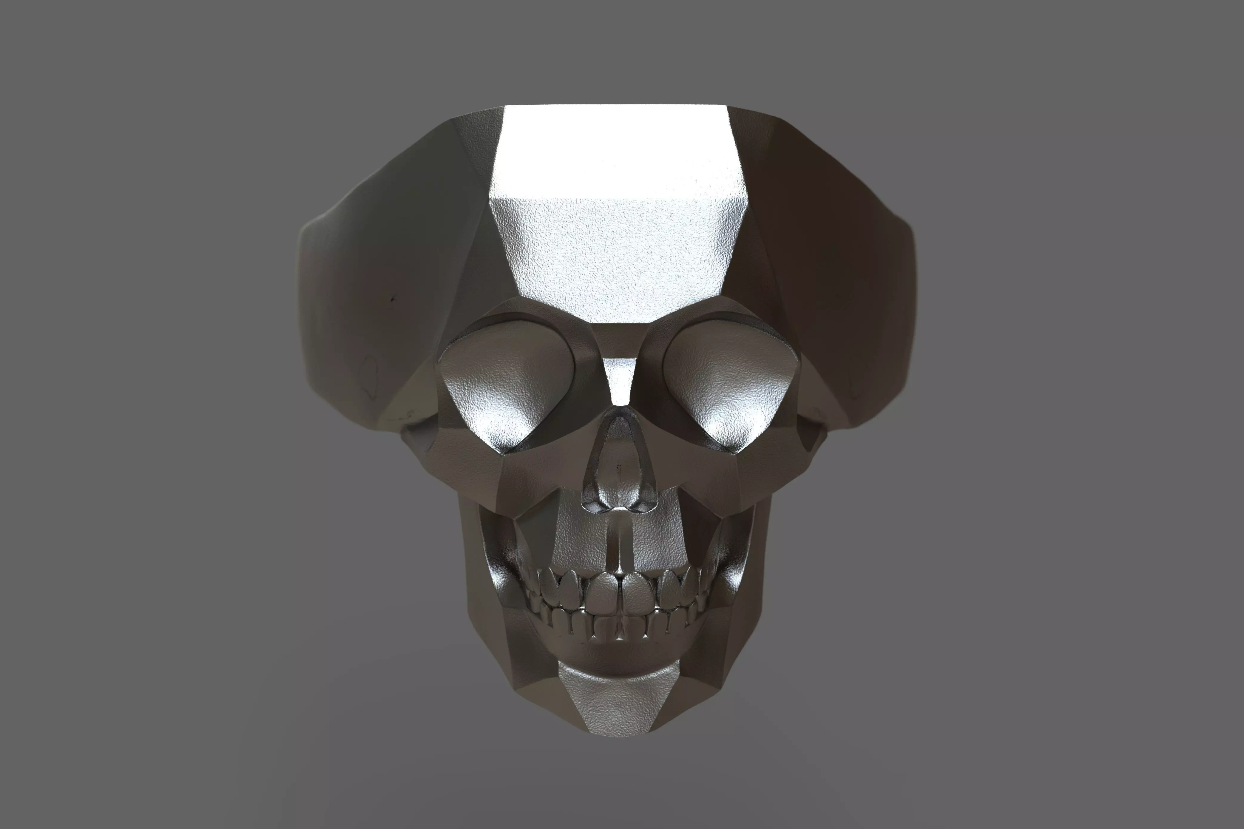 Skull ring Free 3D print model