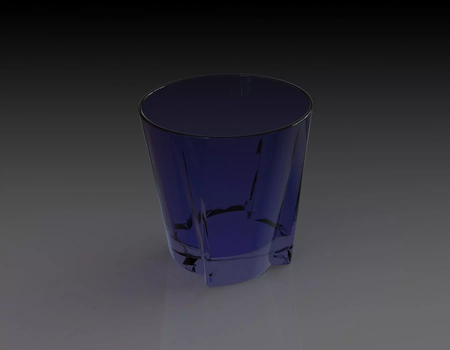 Glass tumbler Free 3D model_0