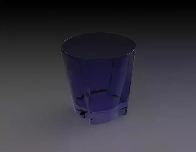 Glass tumbler Free 3D model