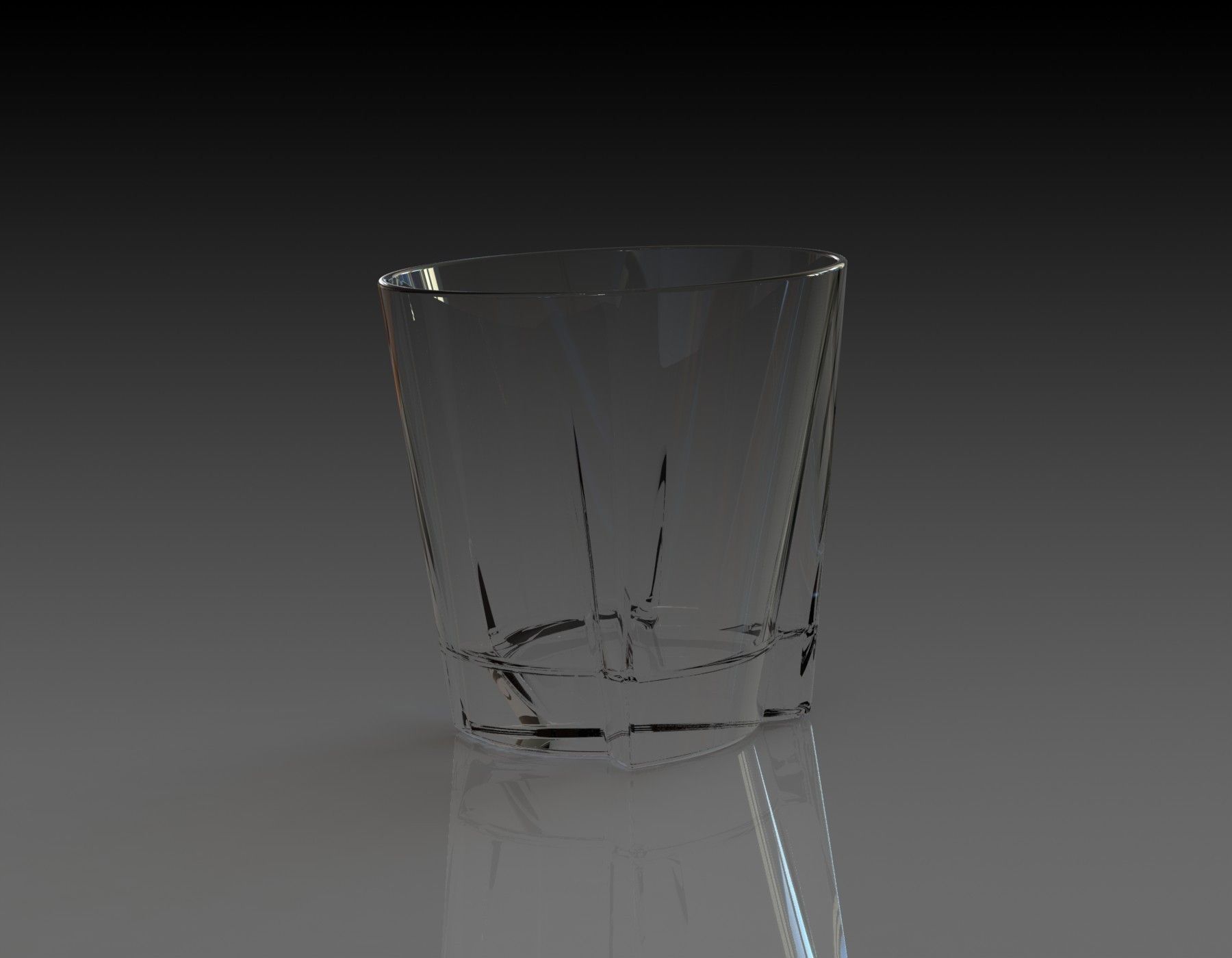 Glass tumbler Free 3D model_2