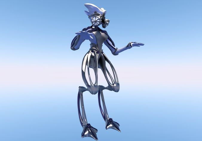 Bionic Creature A-15s Free low-poly 3D model