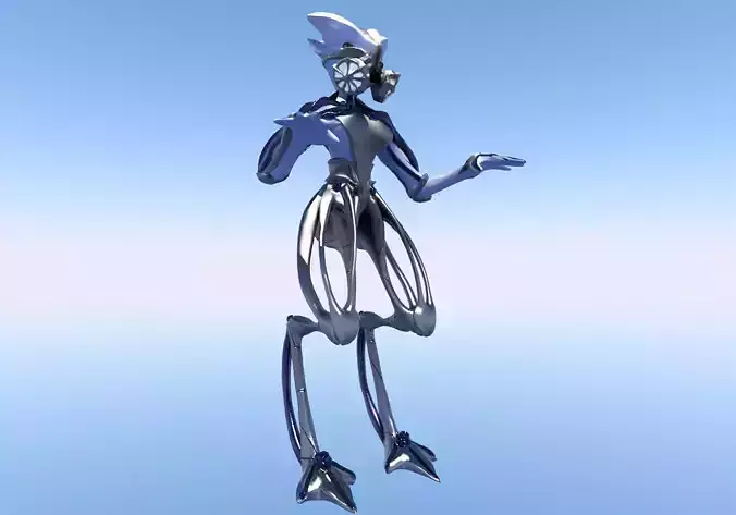 Bionic Creature A-15s Free low-poly 3D model