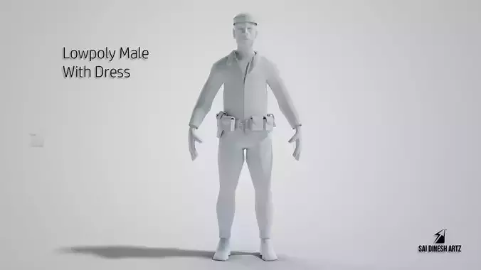 Lowpoly Male Base Mesh