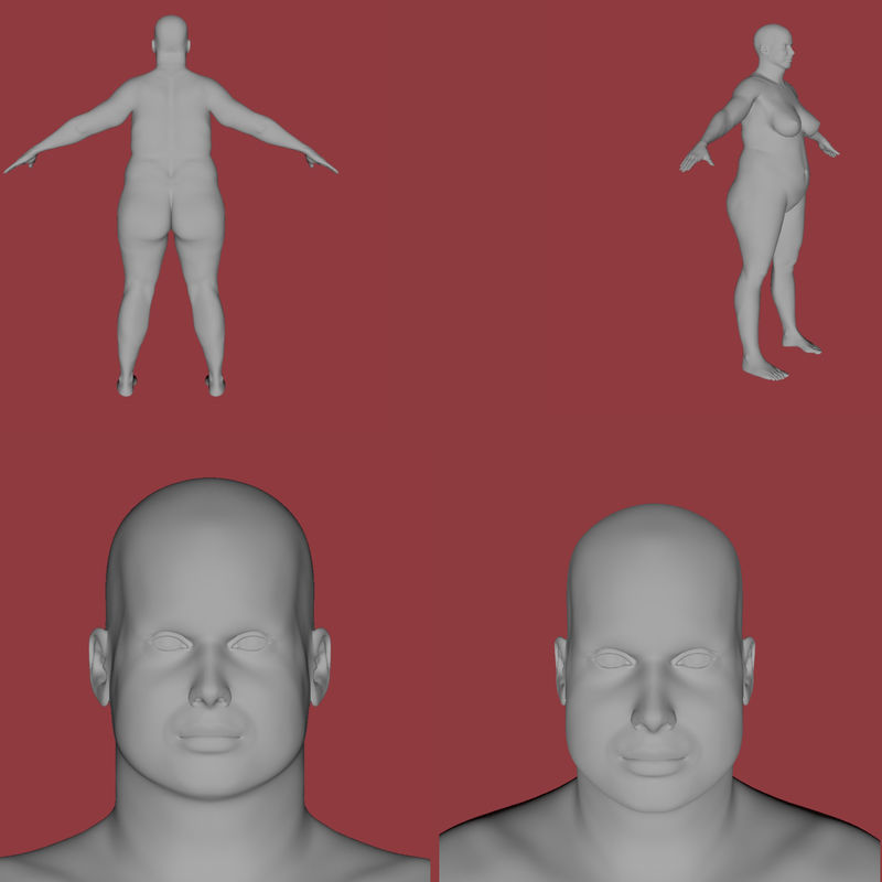 28 humans 3D model_38