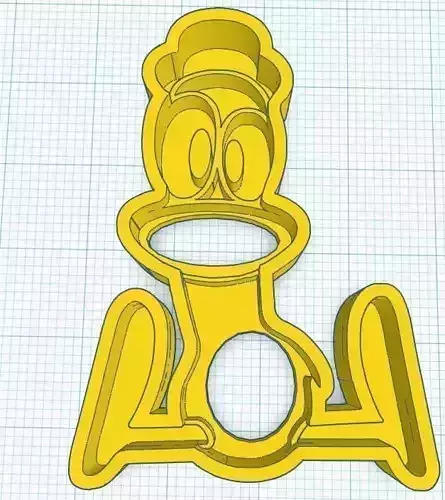 COOKIE CUTTER Pocoyo Pato 3D print model 3D print model