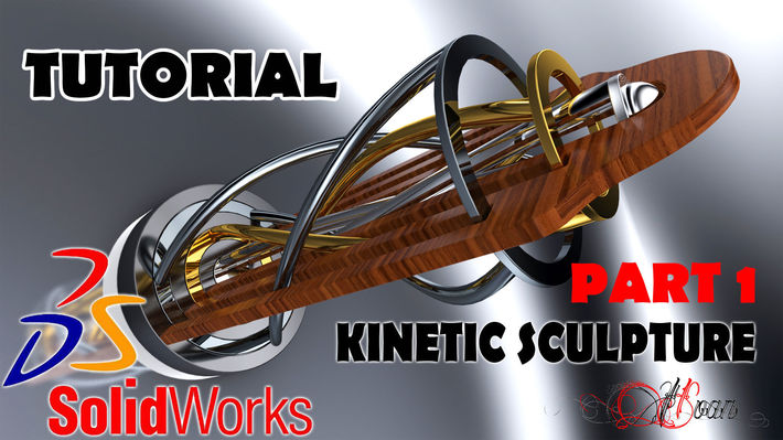 Kinect Model Solidworks Kinetic Sculpture SolidWorks and Visualize Tutorial Part 1