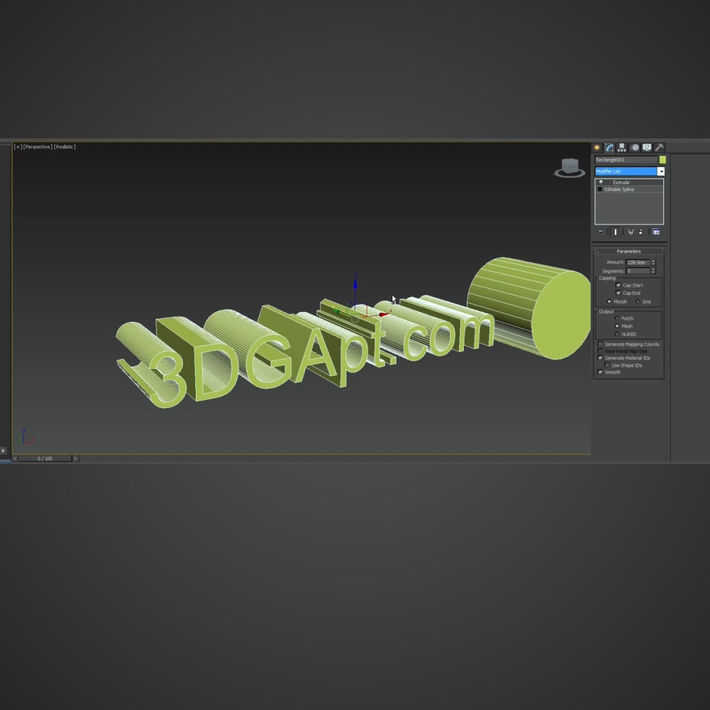 How to correct spline extrusion axis in 3ds max CGTrader