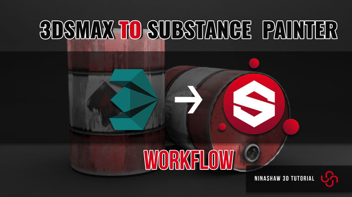 How to Export a 3D Model from 3dsMax into Substance Painter