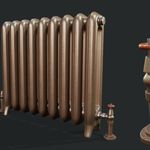 Game Asset Old Radiator | Autodesk3dsMax/SubstancePainter