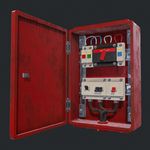 Game Asset Electrical Fuse Box | Autodesk3dsMax/SubstancePainter