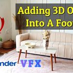 How to add 3D models into a footage? Blender VFX Tutorial