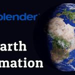 How to make earth animation in Blender?