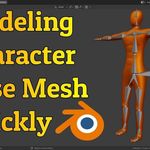 Modeling A Character Base Mesh In Blender
