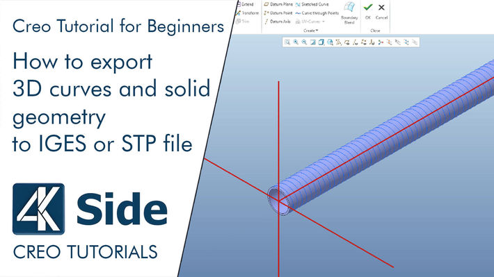 How to export 3D curves and solid geometry to IGES or STP file