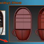 How to make coffe bar table modeling in 3dsmax