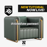Rivers Armchair | Blender Tutorial