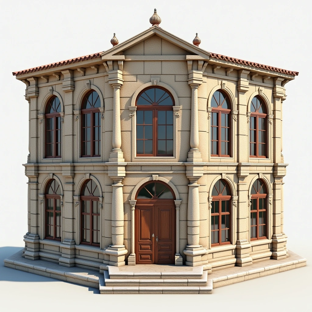 AI architecture 3D model generator