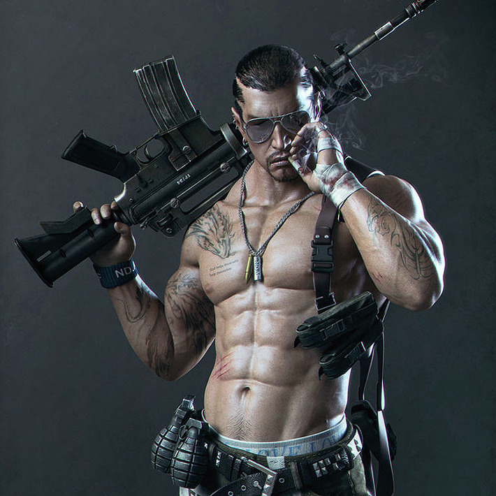 Digital Artists Create 32 Incredibly Realistic Male 3D Models  7