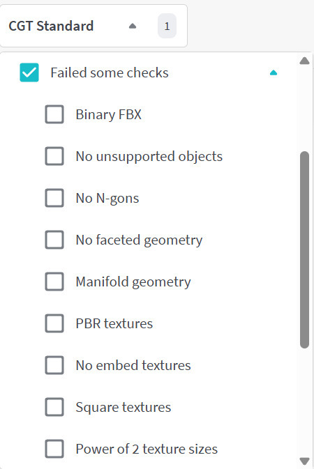New Filtering Feature for CGTrader Quality Standard Verification 3