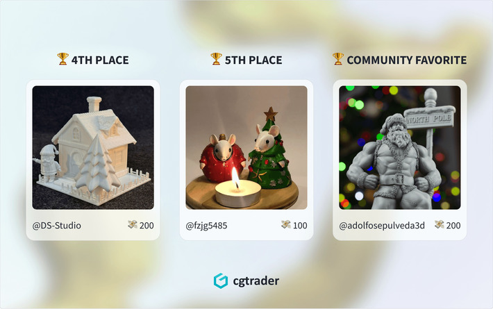 3D Print Christmas Creations Challenge: Meet the Winners! 2