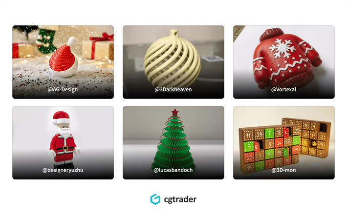 3D Print Christmas Creations Challenge: Meet the Winners! 3