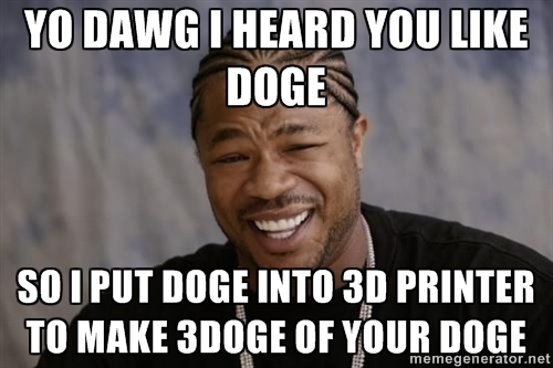 Meme 3D Printing Challenge: The Doge Has Spoken 1