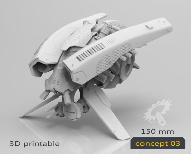 MakePrintable Challenge: Sci-fi ships that flew to victory 2