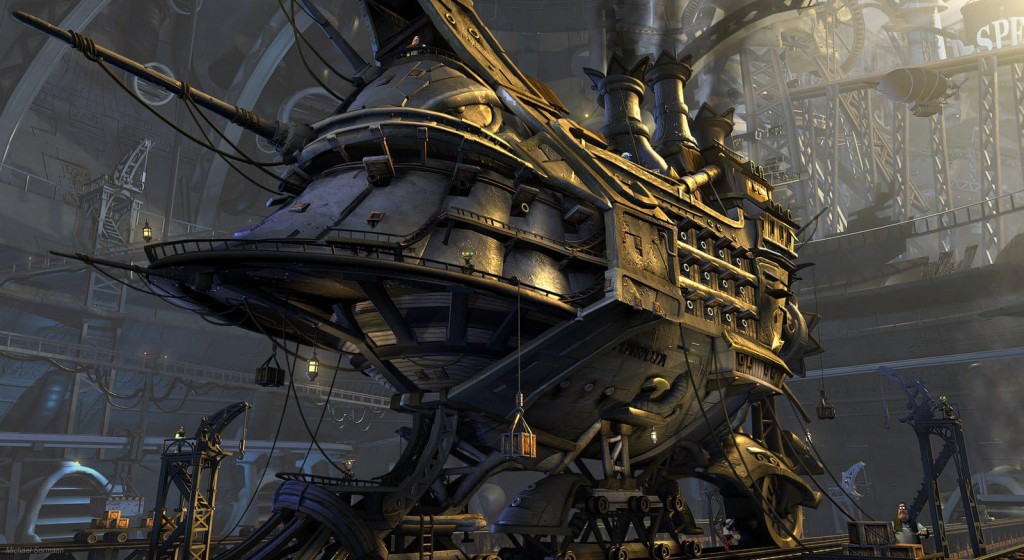 Steampunk Art In 3D Modeling 25