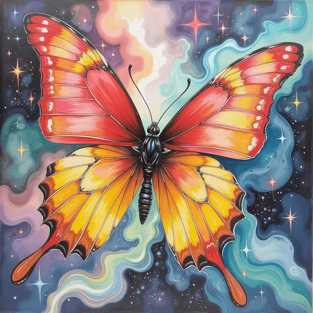 KI-Schmetterling-Generator - Schmetterling 3