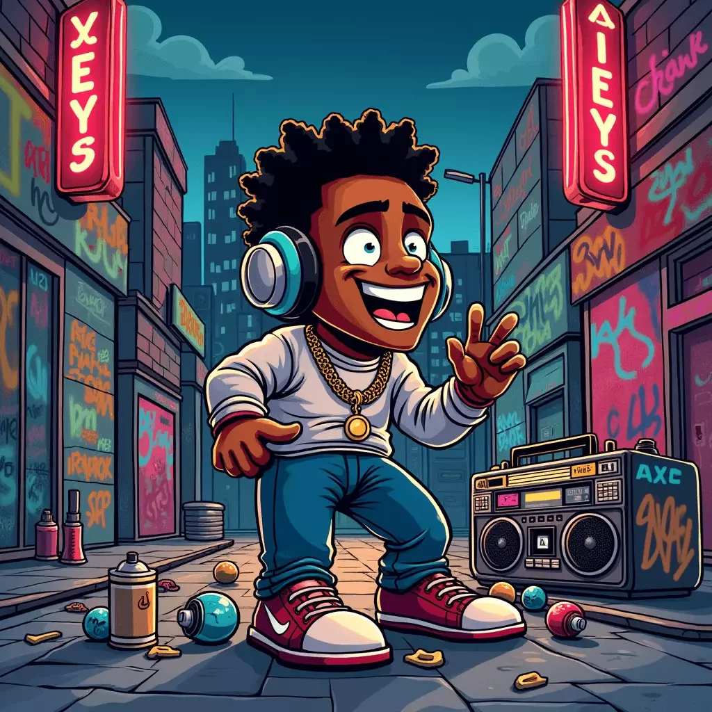 AI Cartoon Album Cover Generator - Cartoon Album Cover 4