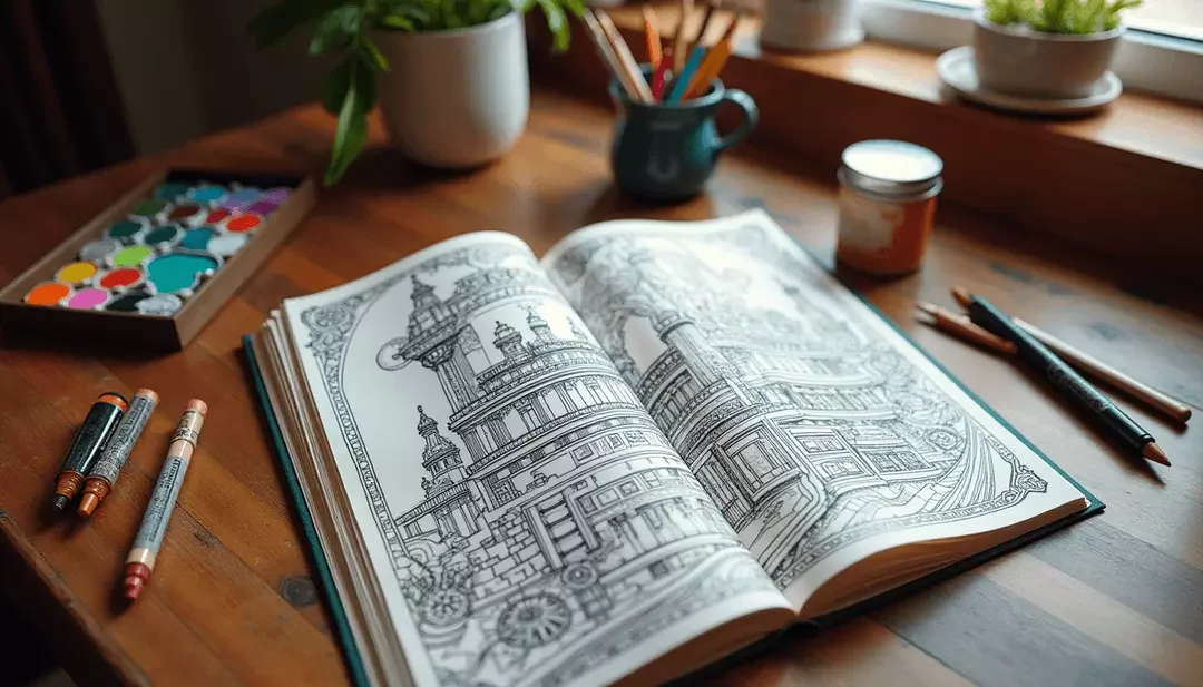 AI Coloring book Generator - Coloring book 2
