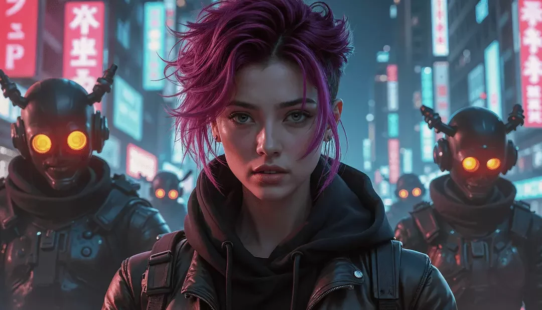AI Cyberpunk Character Generator - Cyberpunk Character 2