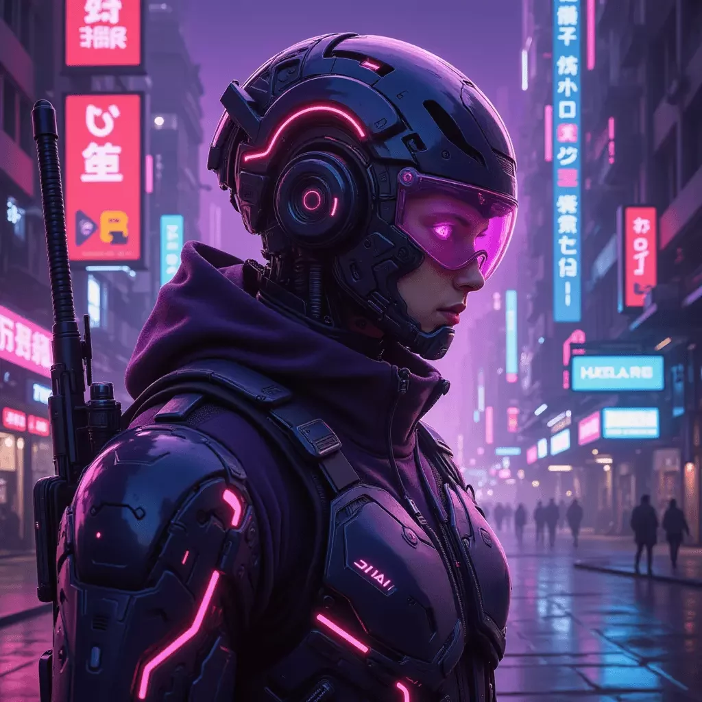AI Cyberpunk Character Generator - Cyberpunk Character 4