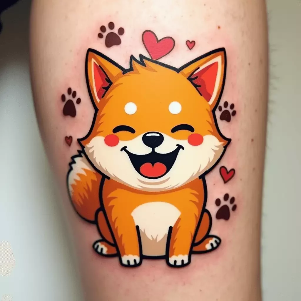 AI Dog tattoo Generator - Dog tattoo 4