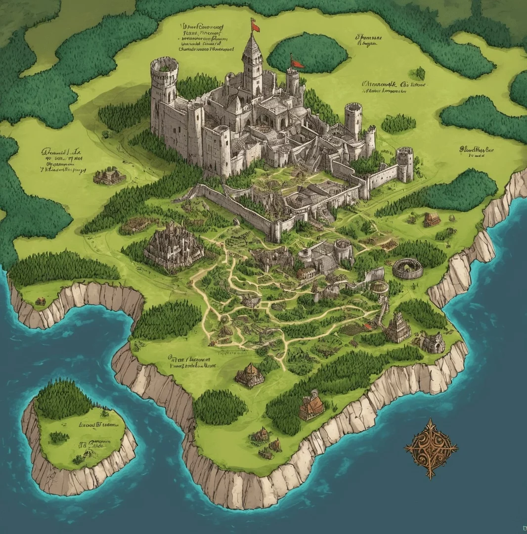 AI Fantasy Map Generator - 1