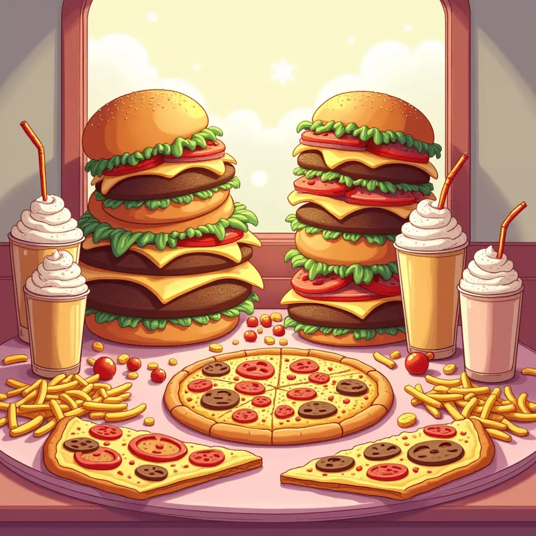 Générateur d'images Fast-food par IA