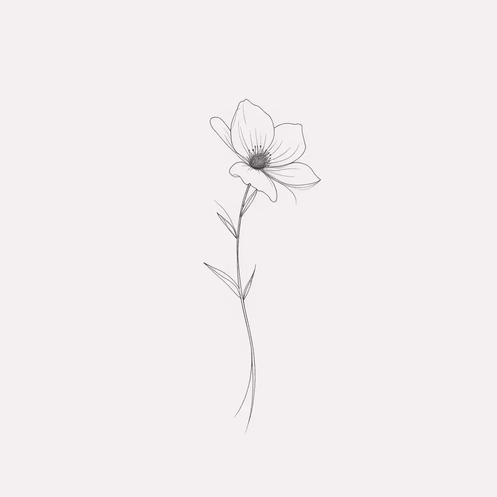 Générateur d'images Tatouage de fleur de naissance par IA gratuit - Tatouage de fleur de naissance 3