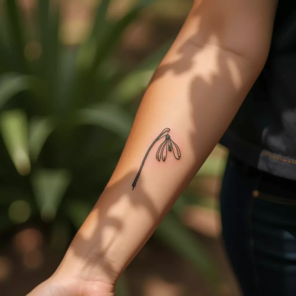 Générateur d'images Tatouage de fleur de naissance par IA gratuit - Tatouage de fleur de naissance 4