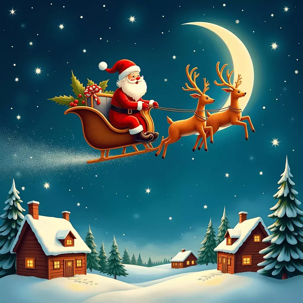 Kostenloser KI-Weihnachtskarte-Generator - Weihnachtskarte 4
