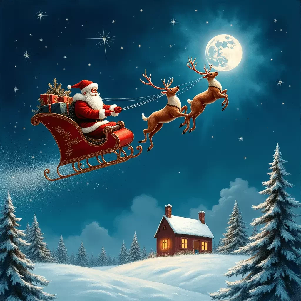 Kostenloser KI-Weihnachtskarte-Generator - Weihnachtskarte 5