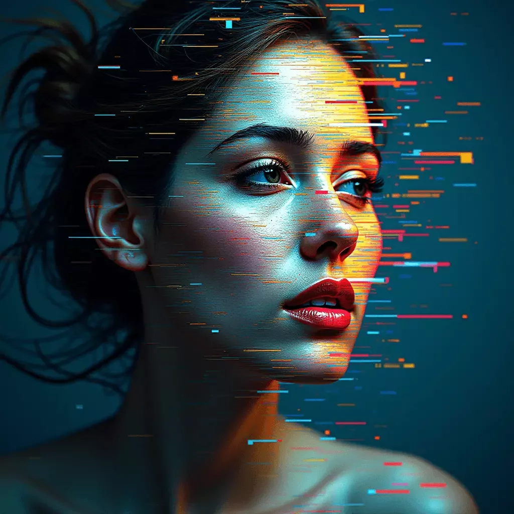 Kostenloser KI-Glitch-Art-Generator - Glitch-Art 3