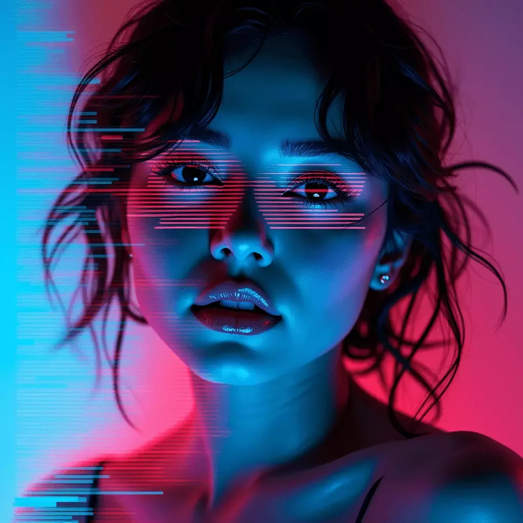 Kostenloser KI-Glitch-Art-Generator - Glitch-Art 5