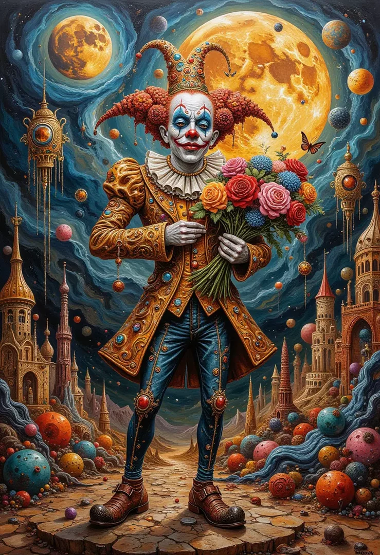 Kostenloser Flux-KI-Bildgenerator - Clown
