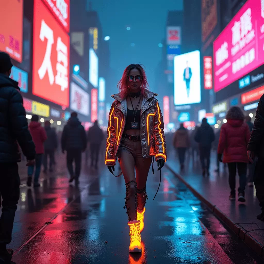 Kostenloser KI-Neonpunk-Generator - Neonpunk 4