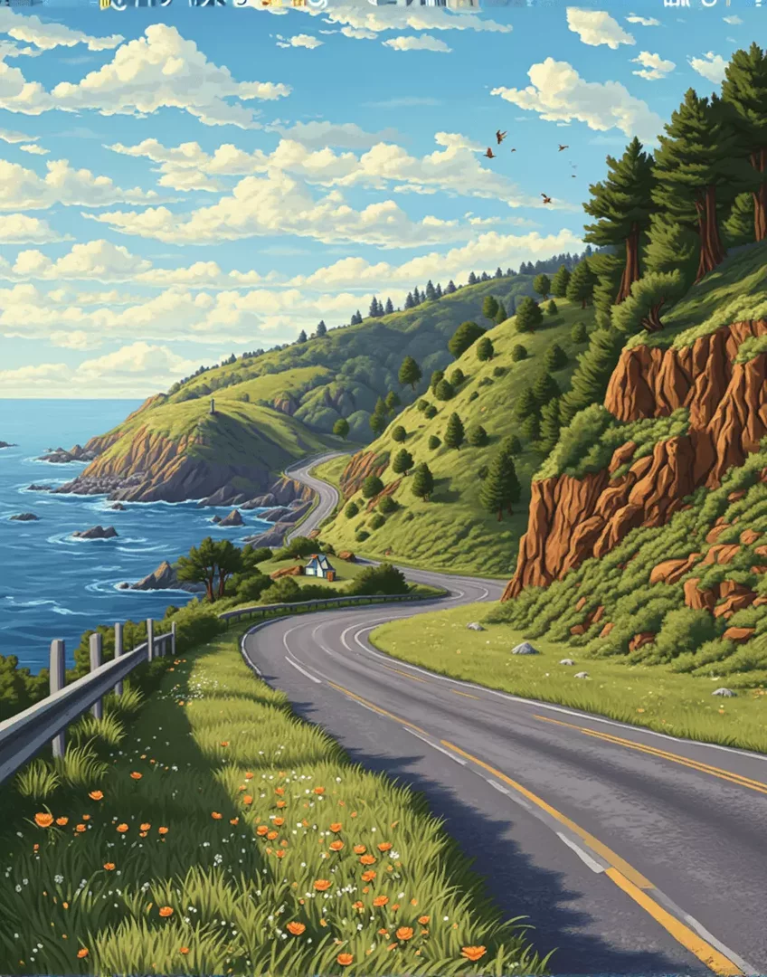 Generador de Pacific Coast Highway con IA gratis - Pacific Coast Highway 3