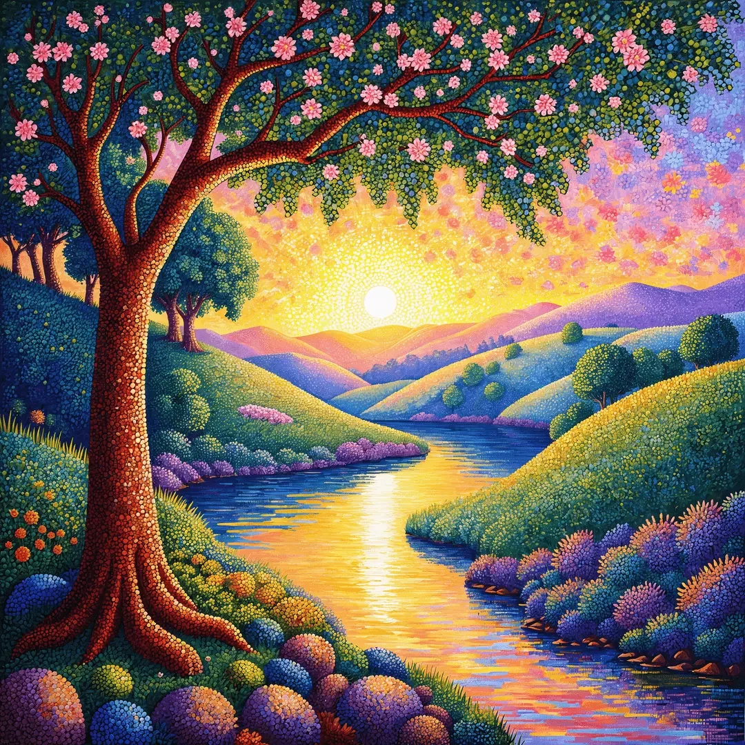 Free AI Pointillism Generator - Pointillism 2