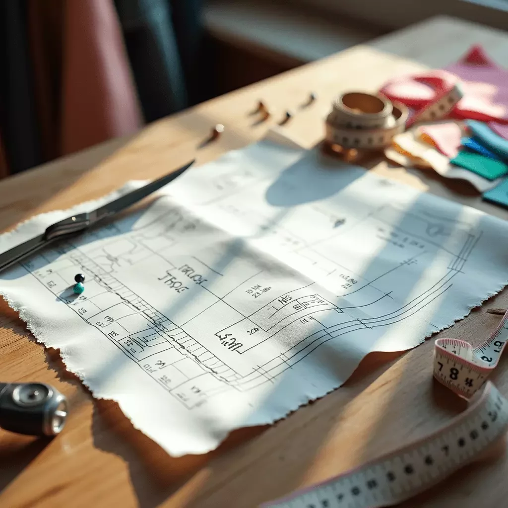 Free AI Sewing pattern Generator - Sewing pattern 1