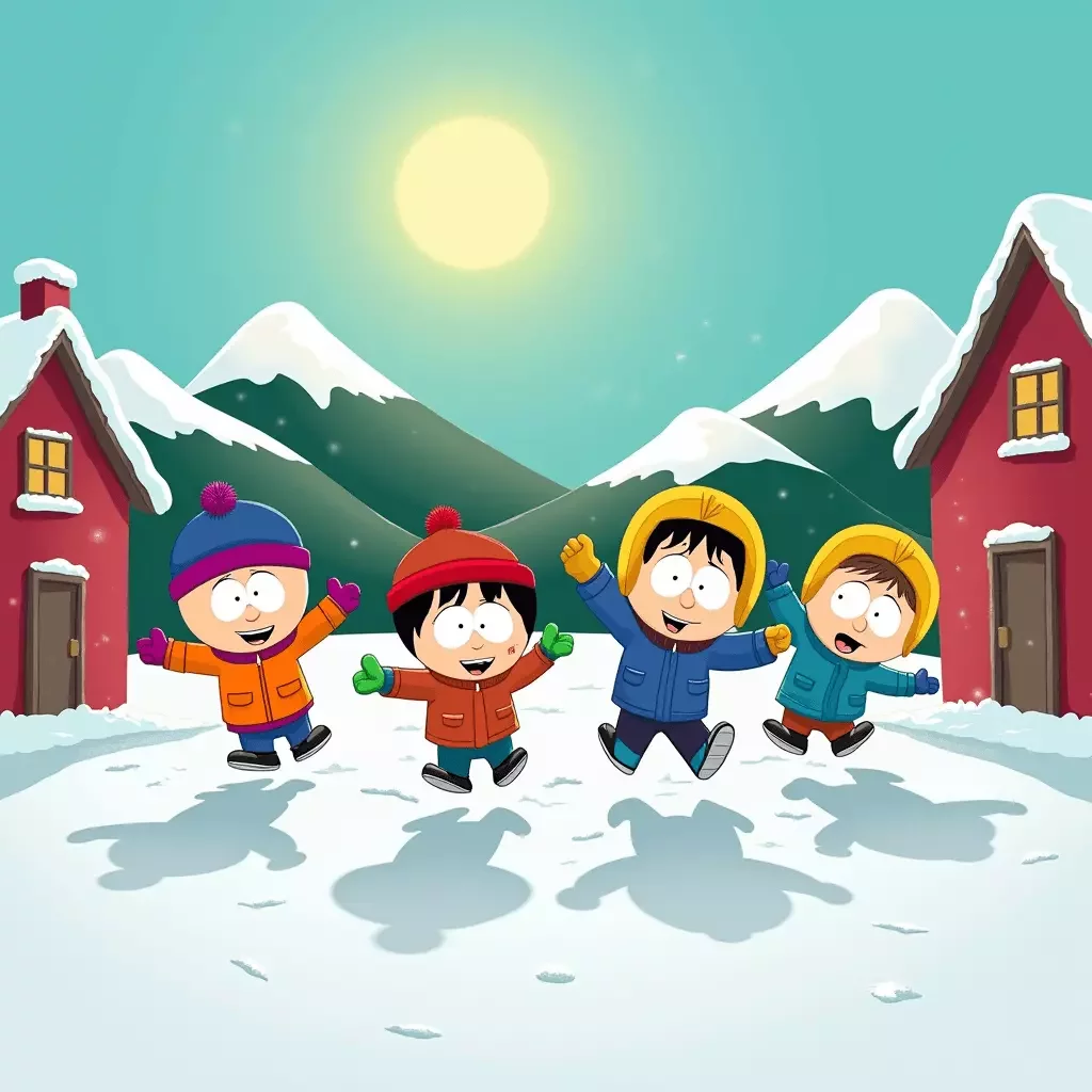 Générateur d'images Art South Park par IA gratuit - Art South Park 1