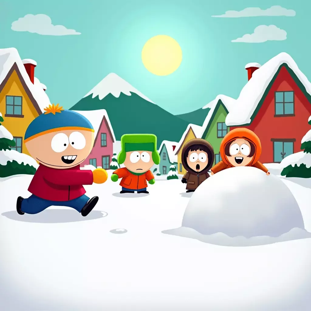 Générateur d'images Art South Park par IA gratuit - Art South Park 4