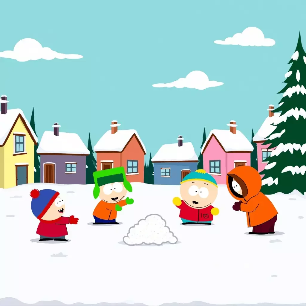 Générateur d'images Art South Park par IA gratuit - Art South Park 5